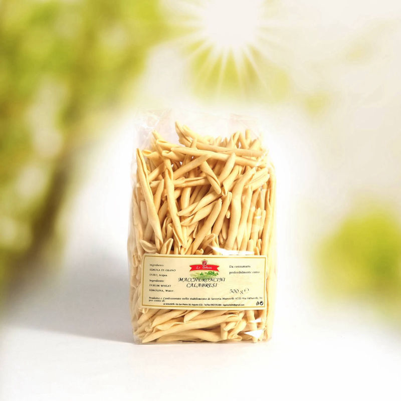 Prodotti tipici calabresi: Maccheroncini calabresi (Maccaruni)