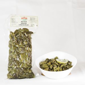 Olive verdi Schiacciate